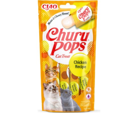 INABA Churu Pops Chicken - cat treats - 4x15 g Сухой корм для кошек