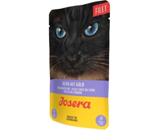 JOSERA Chicken fillet with veal - wet cat food - 70 g Kaķu konservi