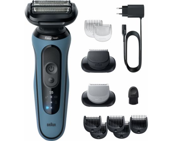 BRAUN 52-A1650s Series5 skuveklis, gaiši zils Skuvekļi vīriešiem