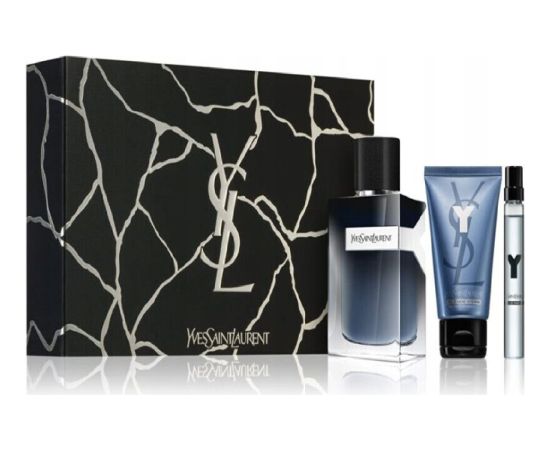 SET YVES SAINT LAURENT Y EDP spray 100ml + EDP spray 10ml + SHOWER GEL 50ml Jaunumi - Datori