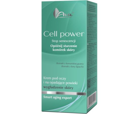 AVA LABORATORIUM_Cell Power krem pod oczy i na opadające powieki wygładzające skórę 15ml Sejas kopšana