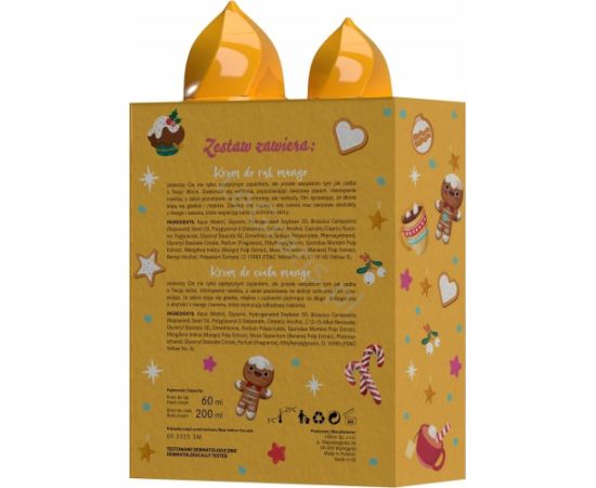 Alkotest HISKIN_SET Crazy Ice Cream krem do rąk Mango 60ml + krem do ciała Mango 200ml Smaržas - NESAKĀRTOTS