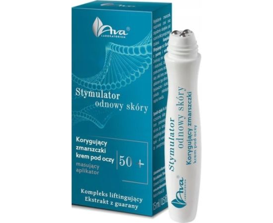 Alkotest AVA LABORATORIUM_Stymulator odnowy skóry krem pod oczy 50+ 15ml Sejas kopšana