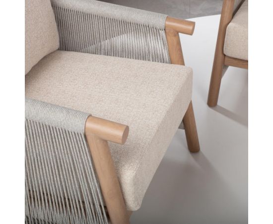 Garden furniture set DIANA sofa, 2 armchairs and 2 tables, beige Новинки Для дома и сада 