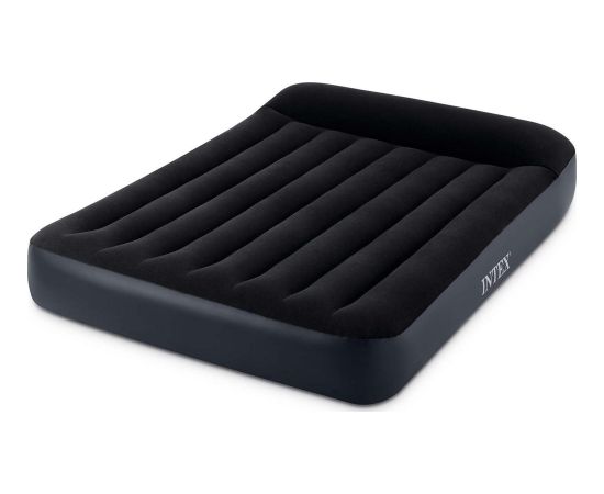 Double inflatable mattress 191x137x25 cm bed with headboard INTEX 64142 Надувные кровати и матрасы, Подушки