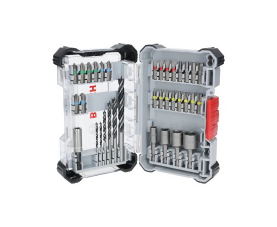 Urbju un skrūvgriežu uzgaļu komplekts Bosch 2607017730; 35 gab. Аксессуары для дрелей