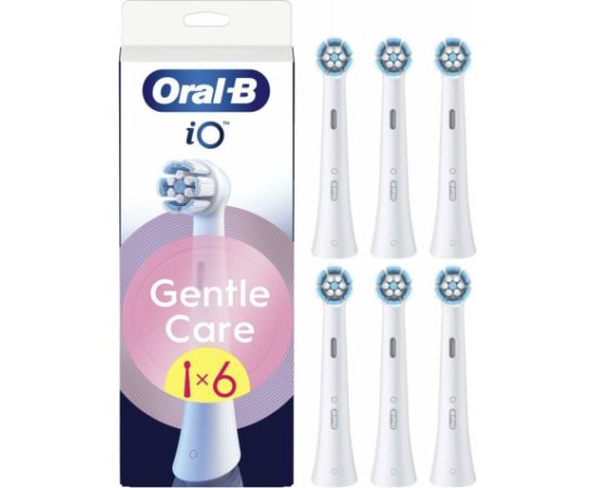 Oral-B iO Gentle Care brush head, 6 pcs Uzgaļi elektriskajām zobu birstēm