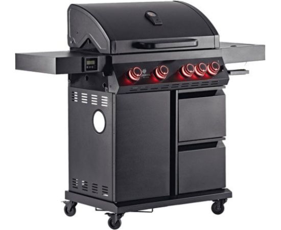 Landmann Cool Black 4.1 maxX Grill ogrodowy gazowy 18.6 kW 76 cm x 41 cm Новинки Для дома и сада 