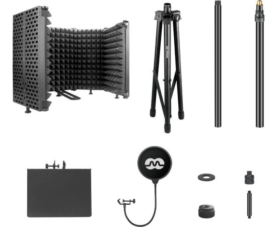 Mozos Zestaw Kabina akustyczna + statyw + pop filtr MSHIELD-CABIN-SET Aудио-видео