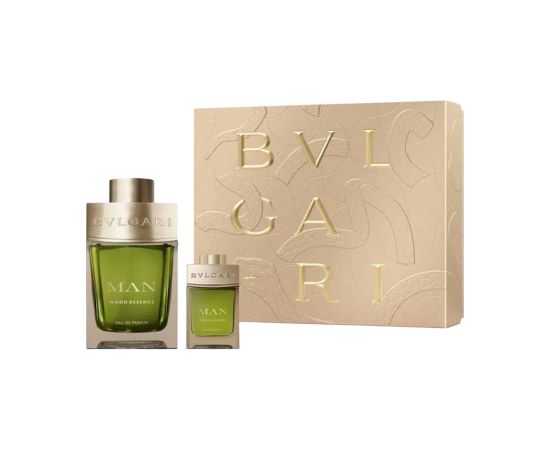 Xmas 2025 Set Bvlgari: Wood Essence, Eau De Parfum, For Men, 100 ml + Wood Essence, Eau De Parfum, For Men, 15 ml *Miniature Dāvanu komplekti