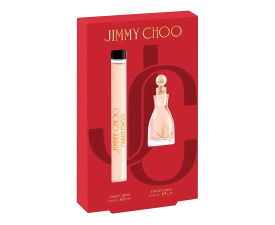 Set Jimmy Choo: I Want Choo, Eau De Parfum, For Women, 10 ml + I Want Choo, Eau De Parfum, For Women, 4.5 ml *Miniature Dāvanu komplekti
