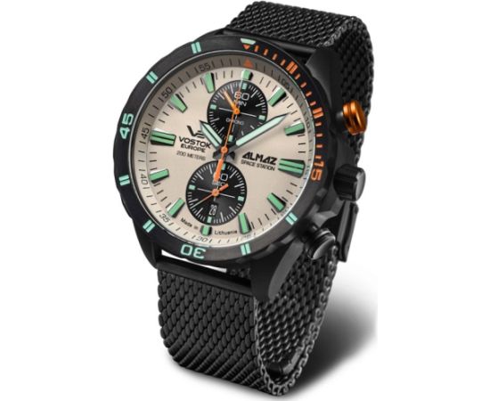 Vostok Europe Almaz Chronograph 6S11-320C677BRBK Rokas pulksteņi 