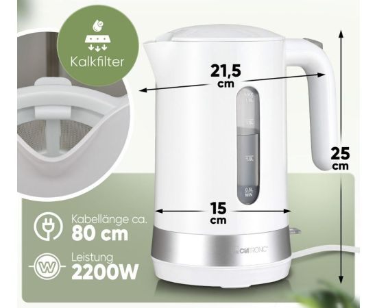 Water kettle Clatronic Tējkannas (elektriskās)