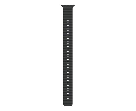 Apple Ocean Band Extension, 49 mm, natural titanium, black - Watch band extension Smart pūlksteņu aksesuāri