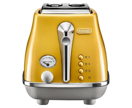 Delonghi ICONA Capitals, 900 W, yellow/grey - Toaster Tosteri