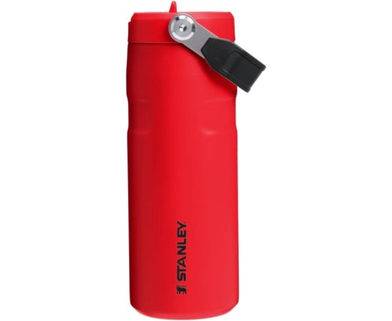 Stanley Termopudele ar salmiņu The IceFlow Bottle Flip Straw 2.0 0,47L tumši sarkana Pudeles