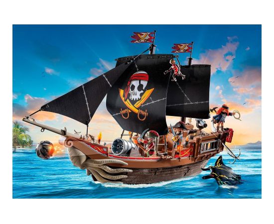 PLAYMOBIL 71530 Pirates Large Pirate Ship, Construction Toy Jaunumi, Bērnu preces