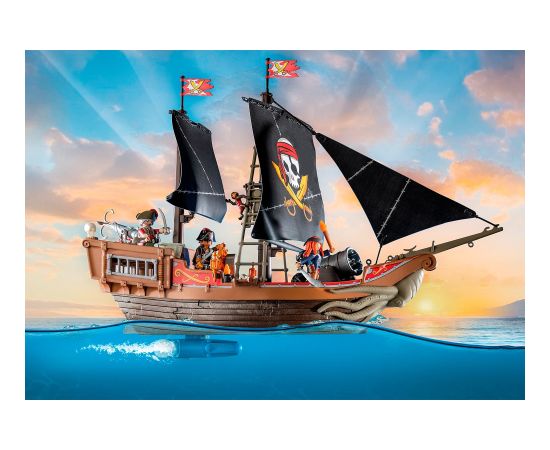 PLAYMOBIL 71530 Pirates Large Pirate Ship, Construction Toy Jaunumi, Bērnu preces