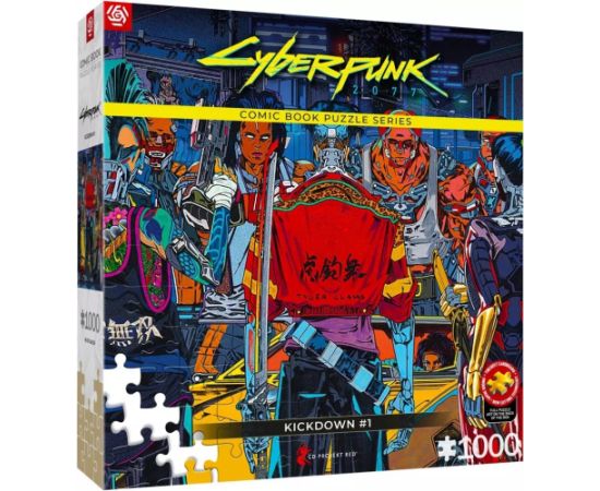 Cenega Publishing Good Loot Comic Book Puzzle: Cyberpunk 2077 Kickdown, 1000 elementów Puzles