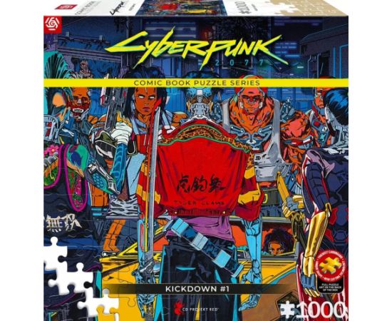 Cenega Publishing Good Loot Comic Book Puzzle: Cyberpunk 2077 Kickdown, 1000 elementów Puzles