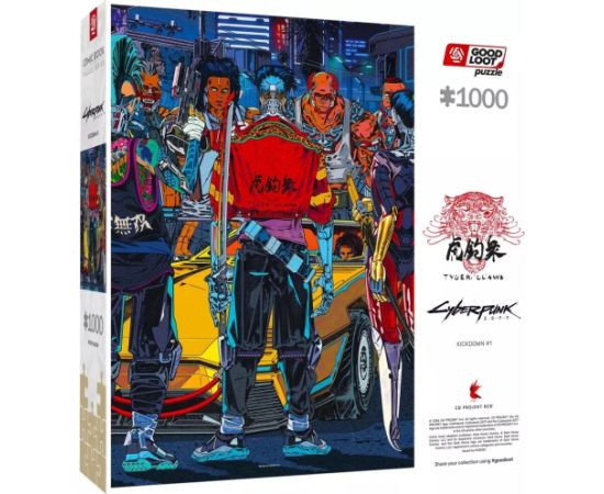 Cenega Publishing Good Loot Comic Book Puzzle: Cyberpunk 2077 Kickdown, 1000 elementów Puzles