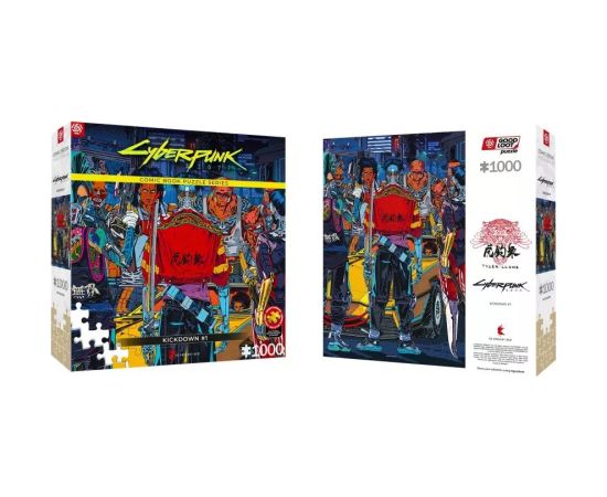 Cenega Publishing Good Loot Comic Book Puzzle: Cyberpunk 2077 Kickdown, 1000 elementów Puzles