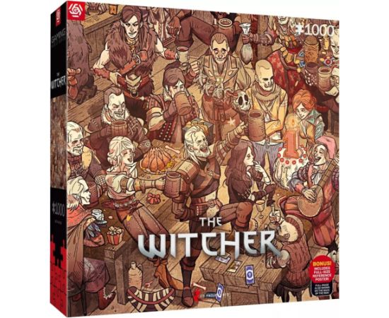 Cenega Publishing Good Loot Gaming Puzzle: The Witcher (Wiedźmin) Birthday,  1000 elementów Puzles