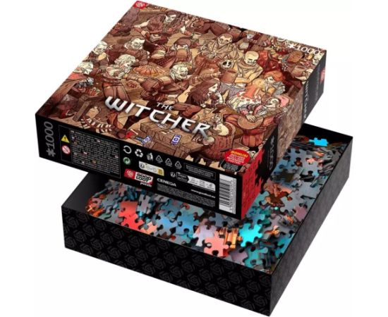 Cenega Publishing Good Loot Gaming Puzzle: The Witcher (Wiedźmin) Birthday,  1000 elementów Puzles