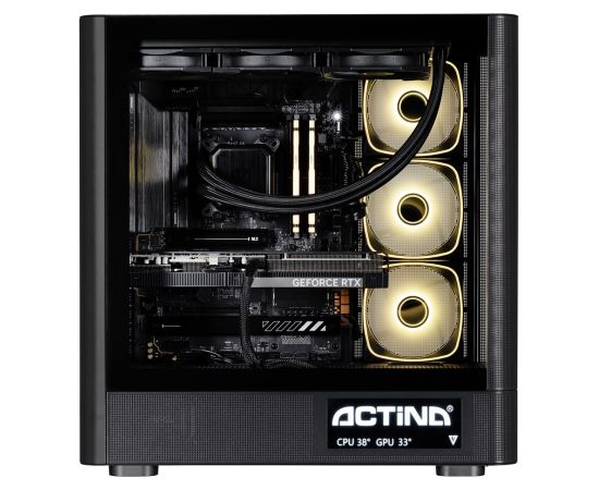 Actina 5901443440260 PC AMD Ryzen™ 7 9850X3D 32 GB DDR5-SDRAM 2 TB SSD NVIDIA GeForce RTX 5090 Windows 11 Home Midi Tower Black Personālie datori
