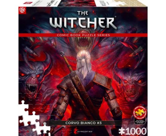 Cenega Publishing Good Loot Comic Book Puzzle: The Witcher (Wiedźmin) Corvo Bianco, 1000 elementów Пазлы