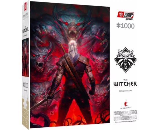 Cenega Publishing Good Loot Comic Book Puzzle: The Witcher (Wiedźmin) Corvo Bianco, 1000 elementów Пазлы