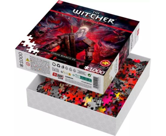 Cenega Publishing Good Loot Comic Book Puzzle: The Witcher (Wiedźmin) Corvo Bianco, 1000 elementów Пазлы