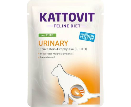 KATTOVIT Feline Diet Urinary Turkey - wet cat food - 85g Kaķu konservi