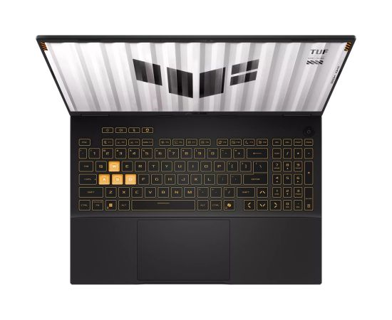 ASUS TUF Gaming F16 FX608JMR-RV121W i5 14450HX 16.0" FHD+ 165Hz IPS-level AG 16GB DDR5 5600 SSD512 GeForce RTX 5060 8GB WLAN+BT LAN Cam 1080p 90WHrs Win11 Jaeger Grey Portatīvie datori