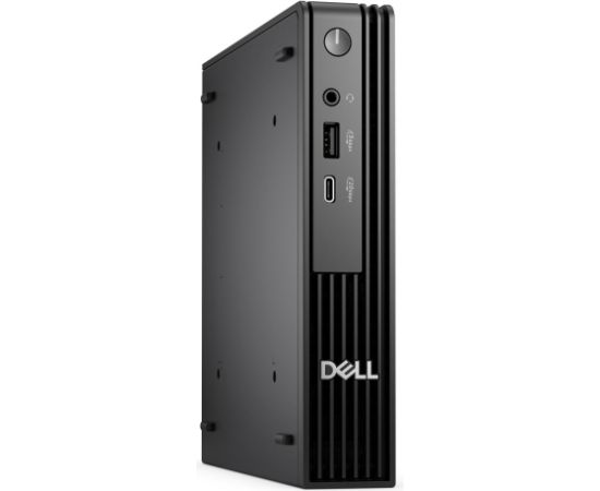 DELL Pro QCM1255 AMD Ryzen™ 5 PRO 8600GE 16 GB DDR5-SDRAM 512 GB SSD Windows 11 Pro Micro PC Mini PC Black Персональные компьютеры