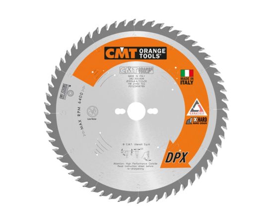 Griešanas disks kokam CMT 282.430.72J; 430x65 mm; Z72; 15° Zāģripas