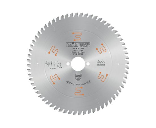 Griešanas disks metālam CMT 296.761.52H; 160x20 mm; Z52; -5° Zāģripas