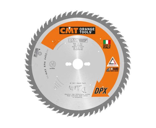 Griešanas disks kokam CMT 282.520.60V; 520x70 mm; Z60; 15° Zāģripas