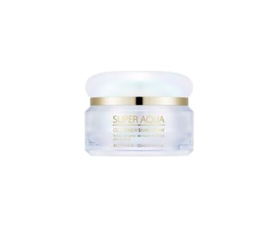Missha Super Aqua Cell Renew Snail Cream - Pleťový krém 52ml Smaržas - NESAKĀRTOTS