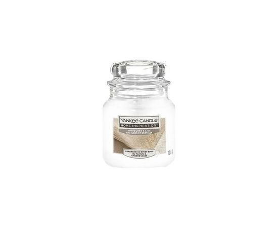 Yankee Candle Home Inspiration White Linen & Lace 538.0g Telpu aromāti