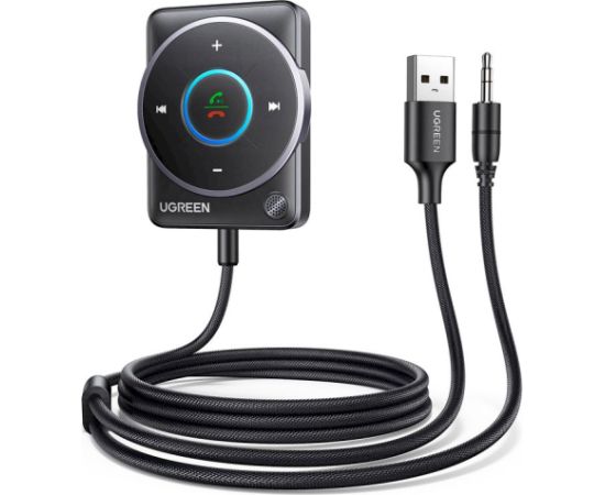 Ugreen CM723 Беспроводной Car Bluetooth 5.4 / AUX 3.5mm FM-модулятор FM Transmiteri