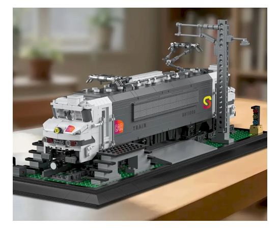 RoGer Lokomotīves Konstruktora Komplekts 2053gab Konstruktori 