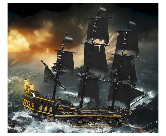 RoGer Pīrātu Kuģa Konstruktora Komplekts Black Pearl 3180gab Konstruktori 