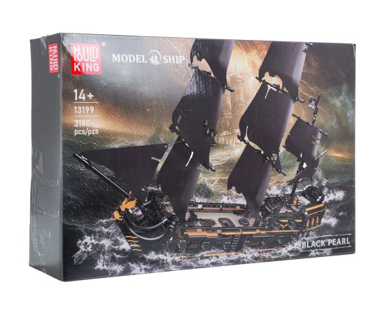 RoGer Pīrātu Kuģa Konstruktora Komplekts Black Pearl 3180gab Konstruktori 