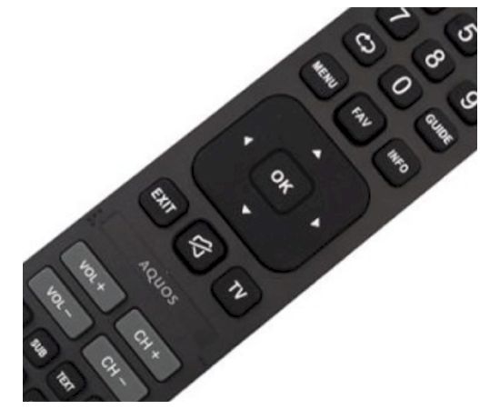 Sharp LXP141N Oriģinālais TV pults SHW/RMC/0141N TV pultis