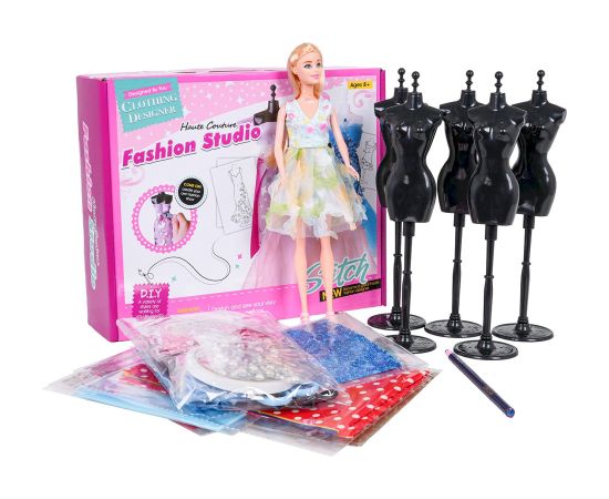 RoGer Mazās Dizaineres Rotaļu Komplekts Lelles