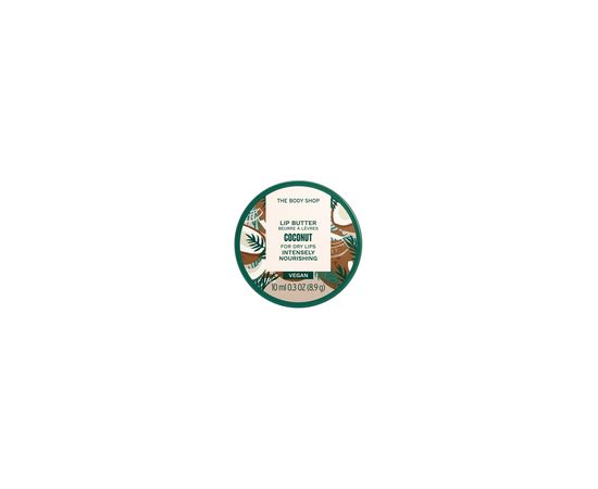 The Body Shop Coconut Lip Butter - Vyživující máslo pro velmi suché rty 10ml Ķermeņa kosmētika
