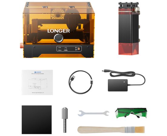 LONGER RAY5 minis 5.5W Laser Engraver 3D Printeri un lāzergravētāji