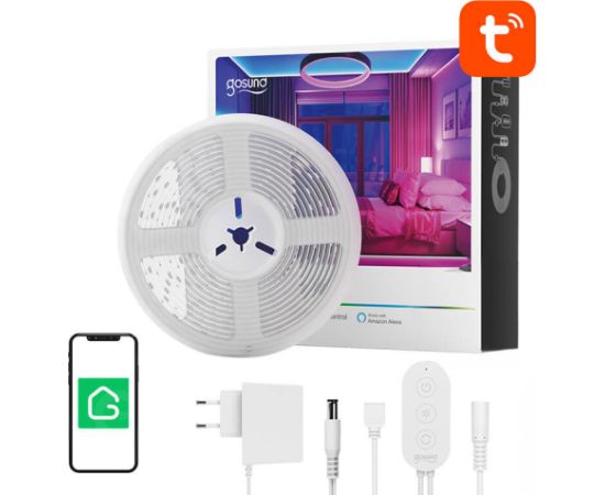 Smart WiFi RGB LED light strip Gosund SL2 (5m), Tuya Освещение, лампочки