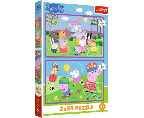 TREFL PEPPA PIG Комплект пазлов Свинка Пеппа, 2x24 Пазлы